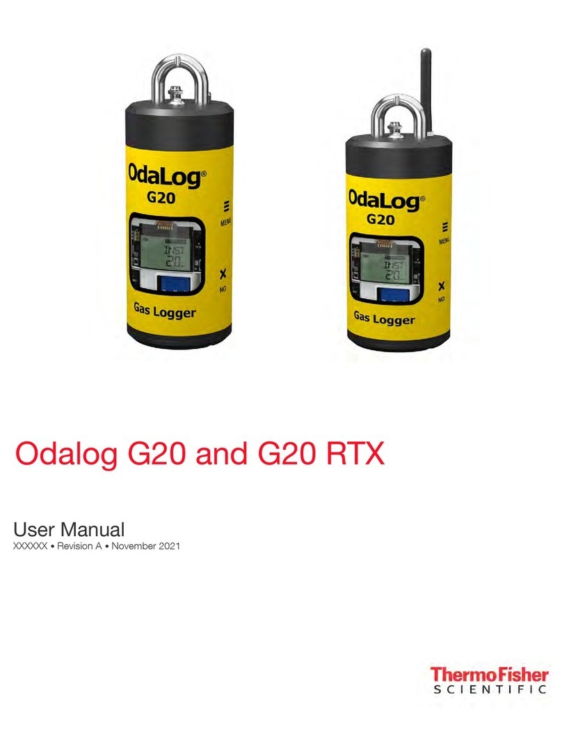 Thermo Scientific Odalog G20 User manual Thermo Scientific Odalog G20 User manual
