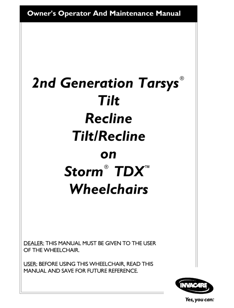 Invacare MK5 EX Manual