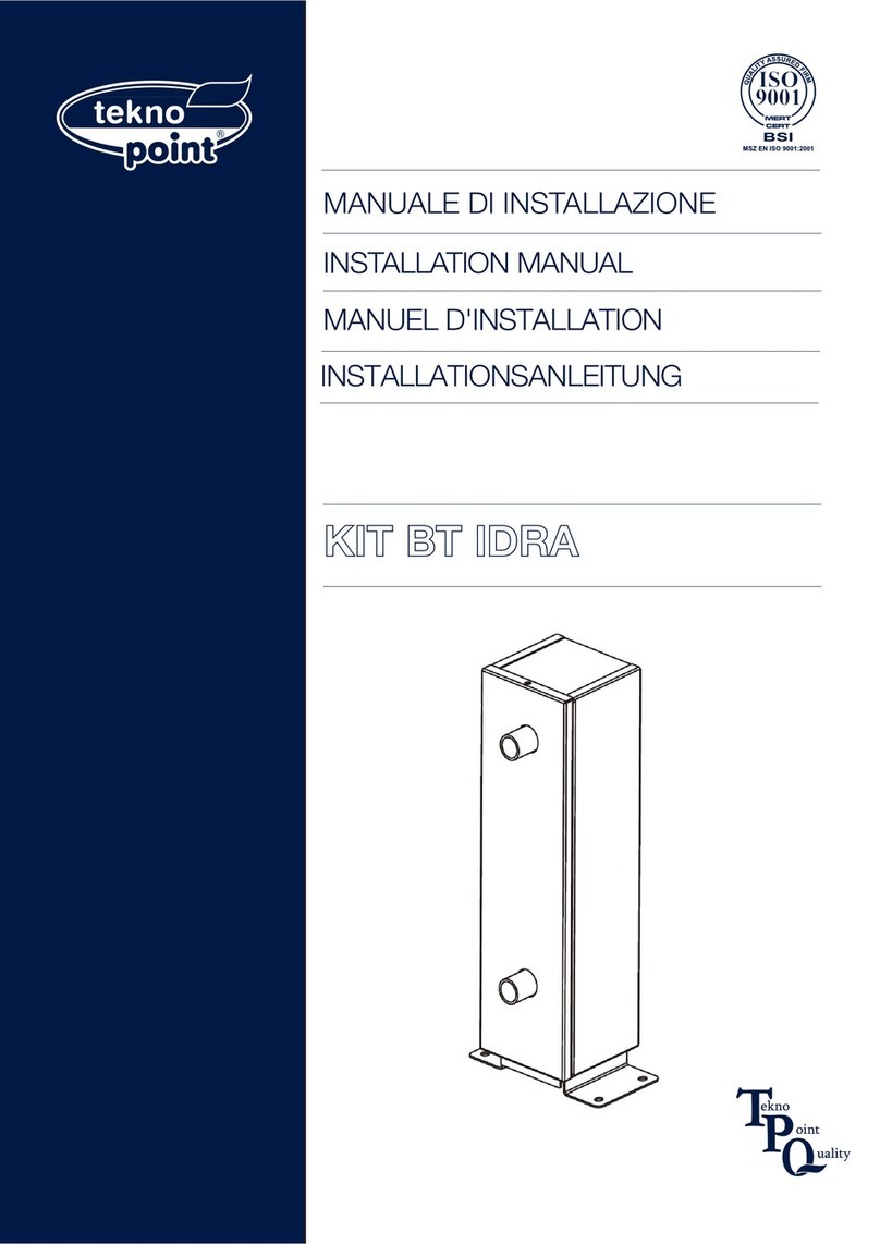 Tekno Point KIT BT IDRA installation manual