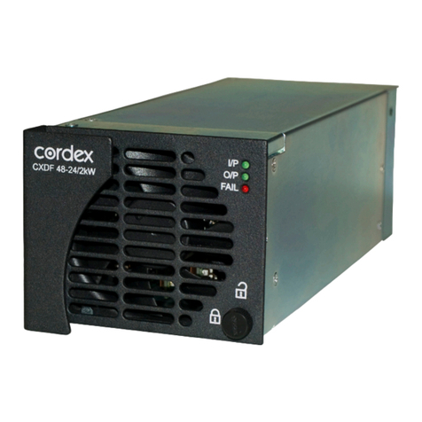 Alpha Technologies CXDF 48-24/2kW User manual
