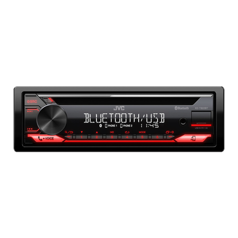 JVC KD-T822BT User manual