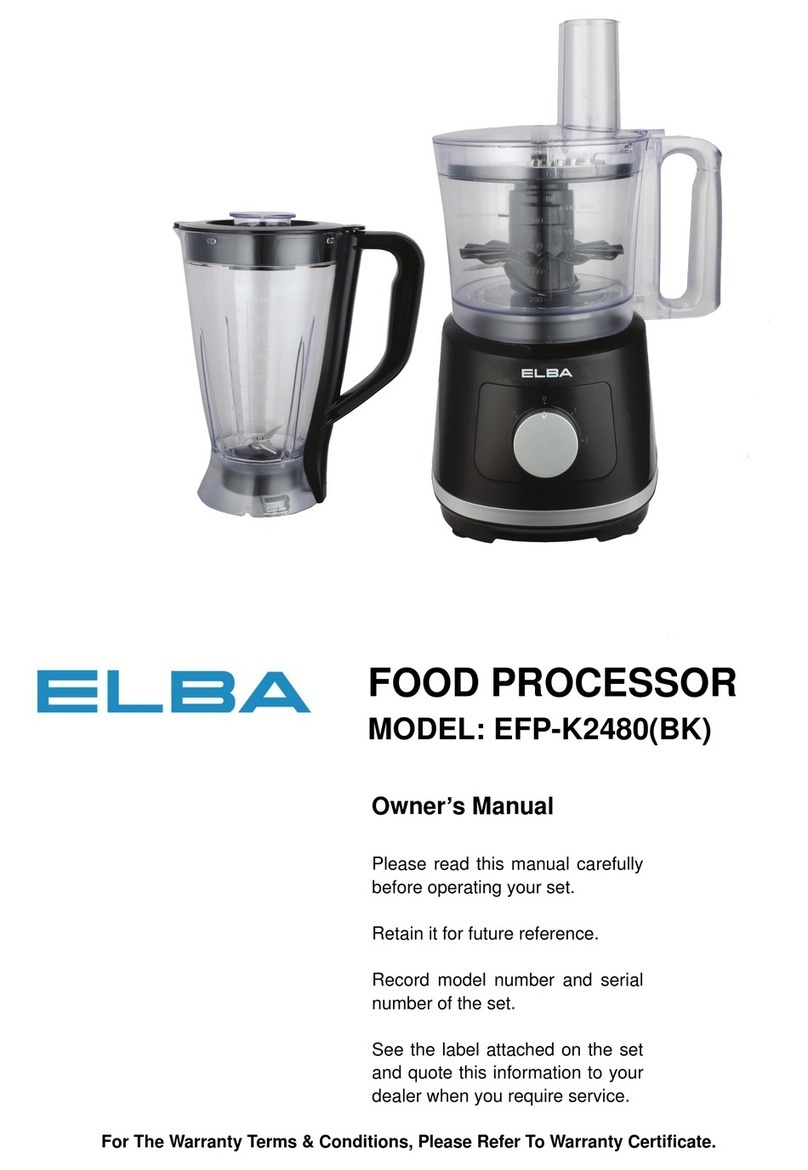 Elba EFP-K2480 owner's manual