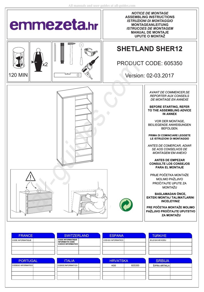 Emmezeta SHETLAND SHER12 User manual Emmezeta SHETLAND SHER12 User manual