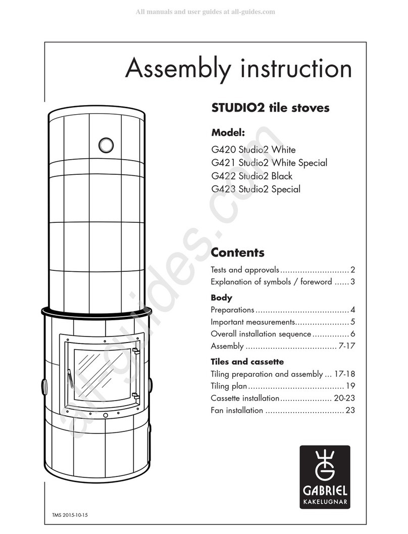 GABRIEL KAKELUGNAR STUDIO2 Assembly instructions