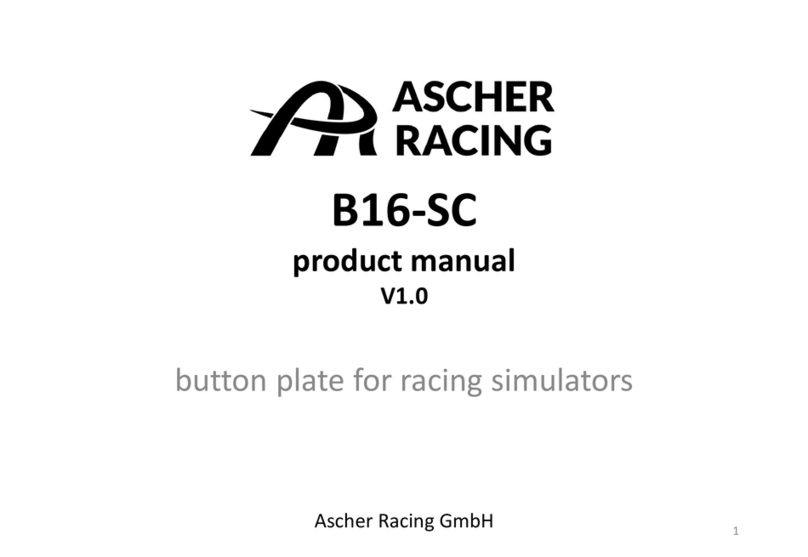 ASCHER RACING B16-SC manual