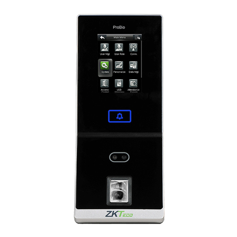 ZKTeco Green Label ProBio user manual