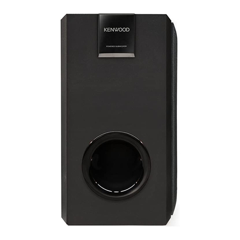 Kenwood SW-21HT User manual