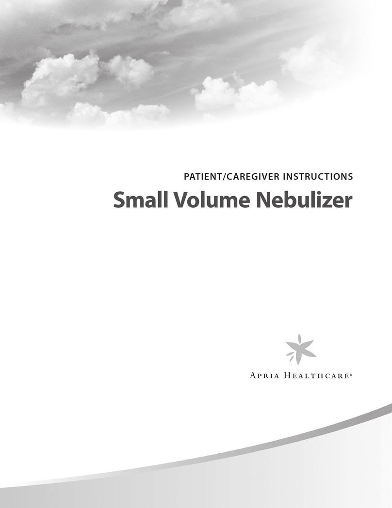 Apria Healthcare Small Volume Nebulizer Patient instructions