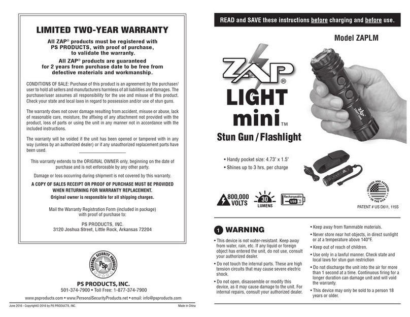 Zap LIGHT mini User manual