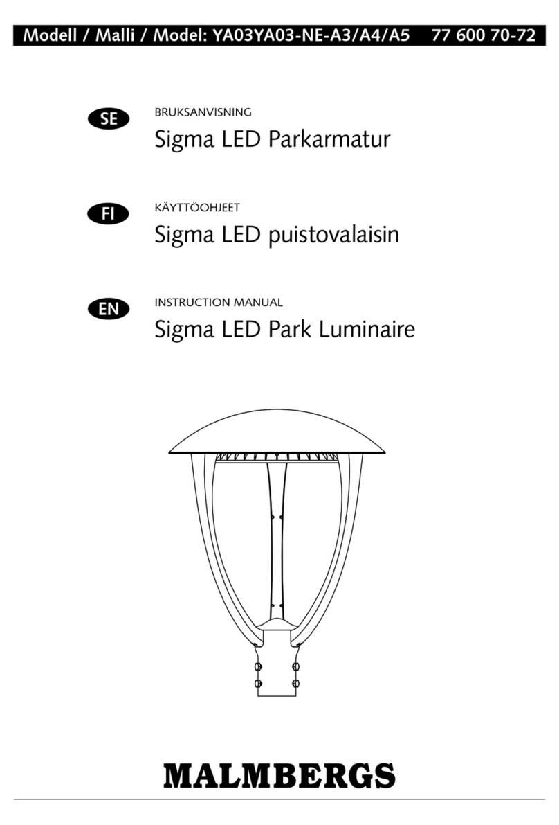 Malmbergs YA03YA03-NE-A3 instruction manual