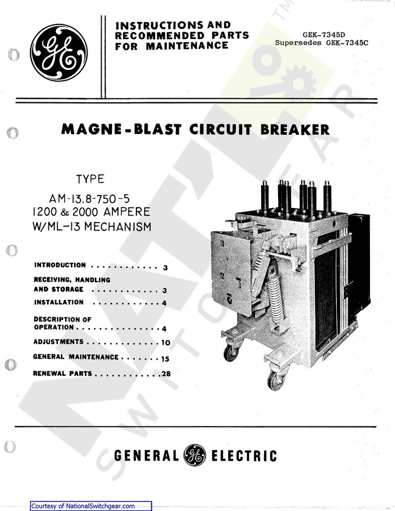 GE AM-13.8-750-5 User manual