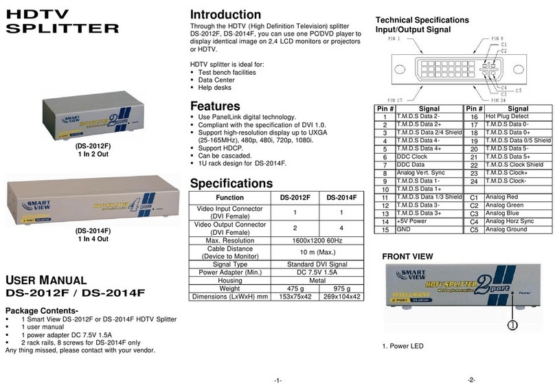 Smart view DS-2012F user manual