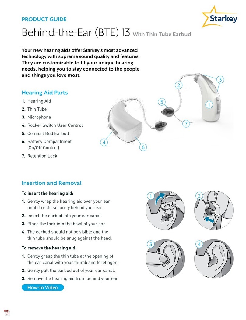 Starkey BTE 13 Product guide