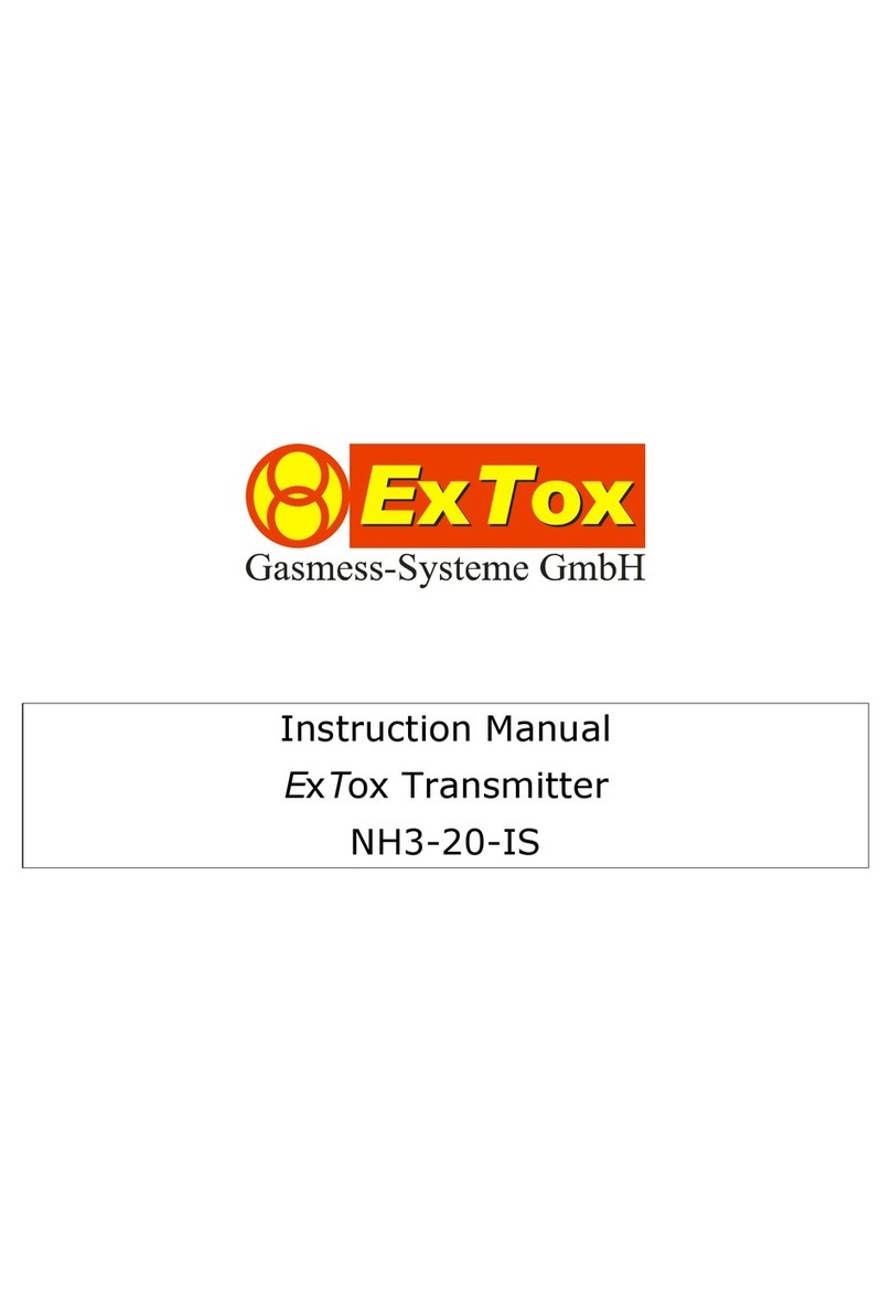 ExTox NH3-20-IS instruction manual