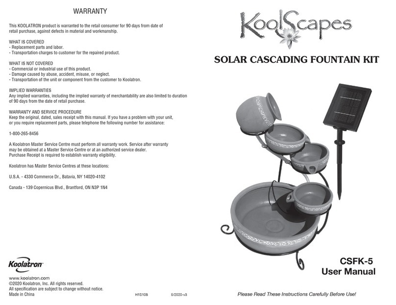 KoolScapes CSFK-5 user manual