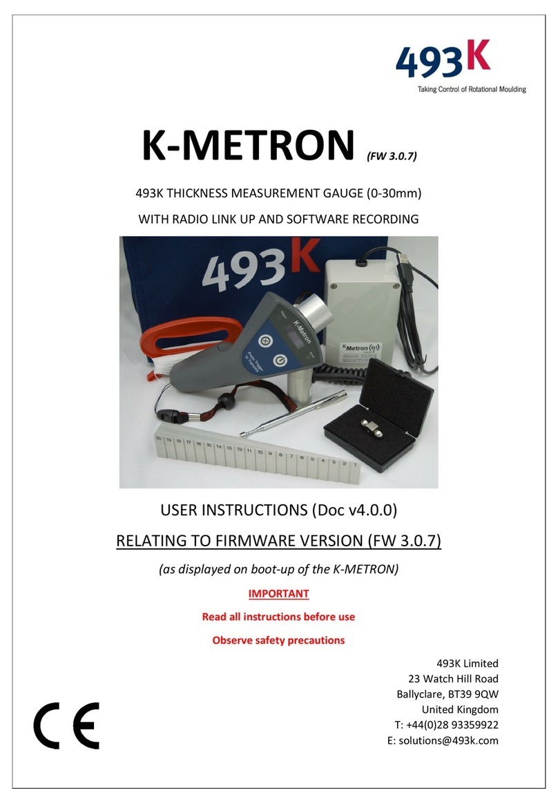 493K K-METRON User instructions