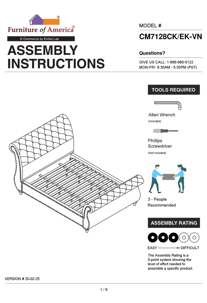 Furniture of America CM7128CK-VN User manual