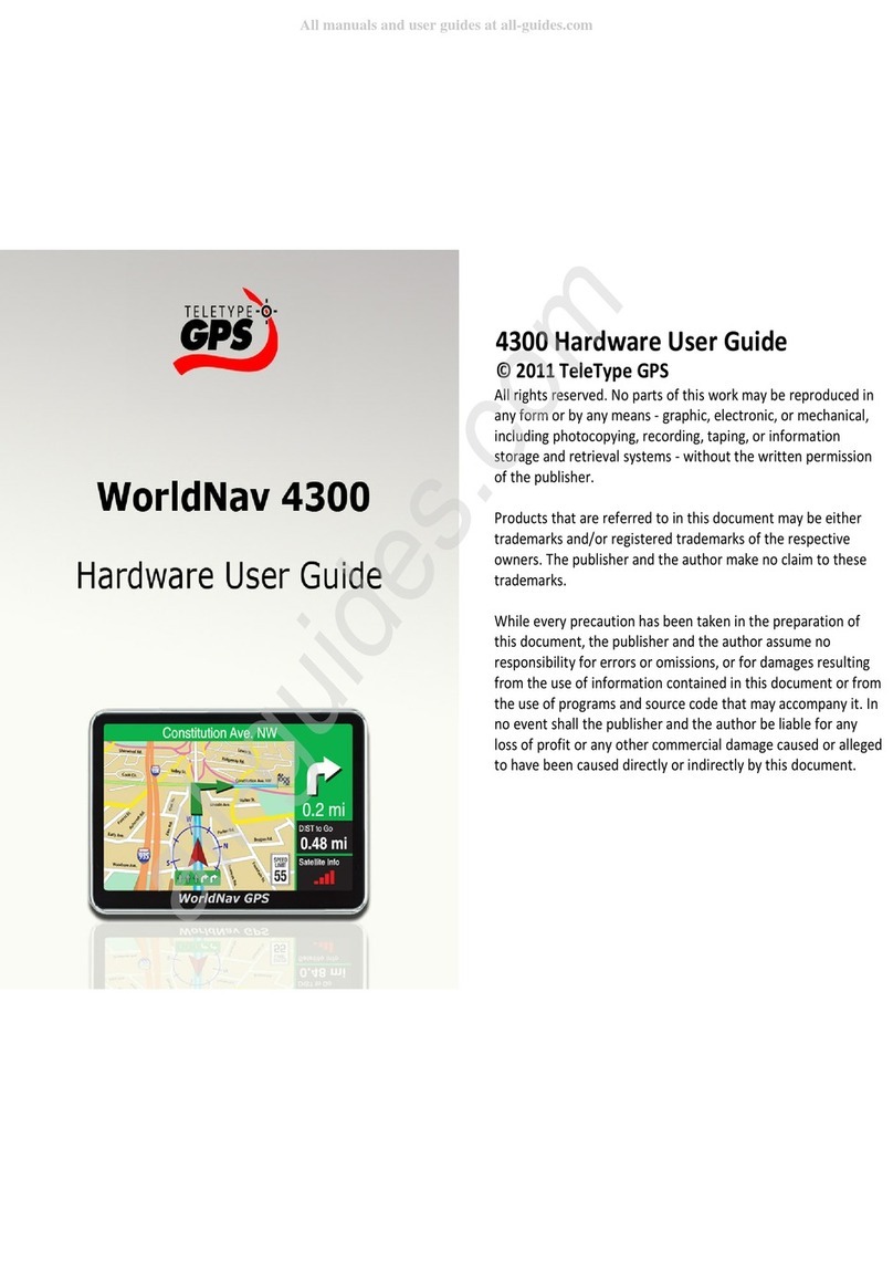 GPS WorldNav 4300 Hardware user's guide