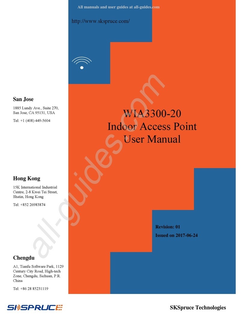San Jose WIA3300-20 User manual