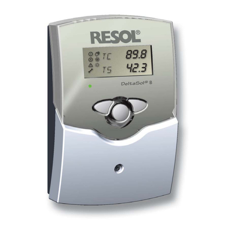 Resol DeltaSol B Mounting, Connection, Operation, Examples