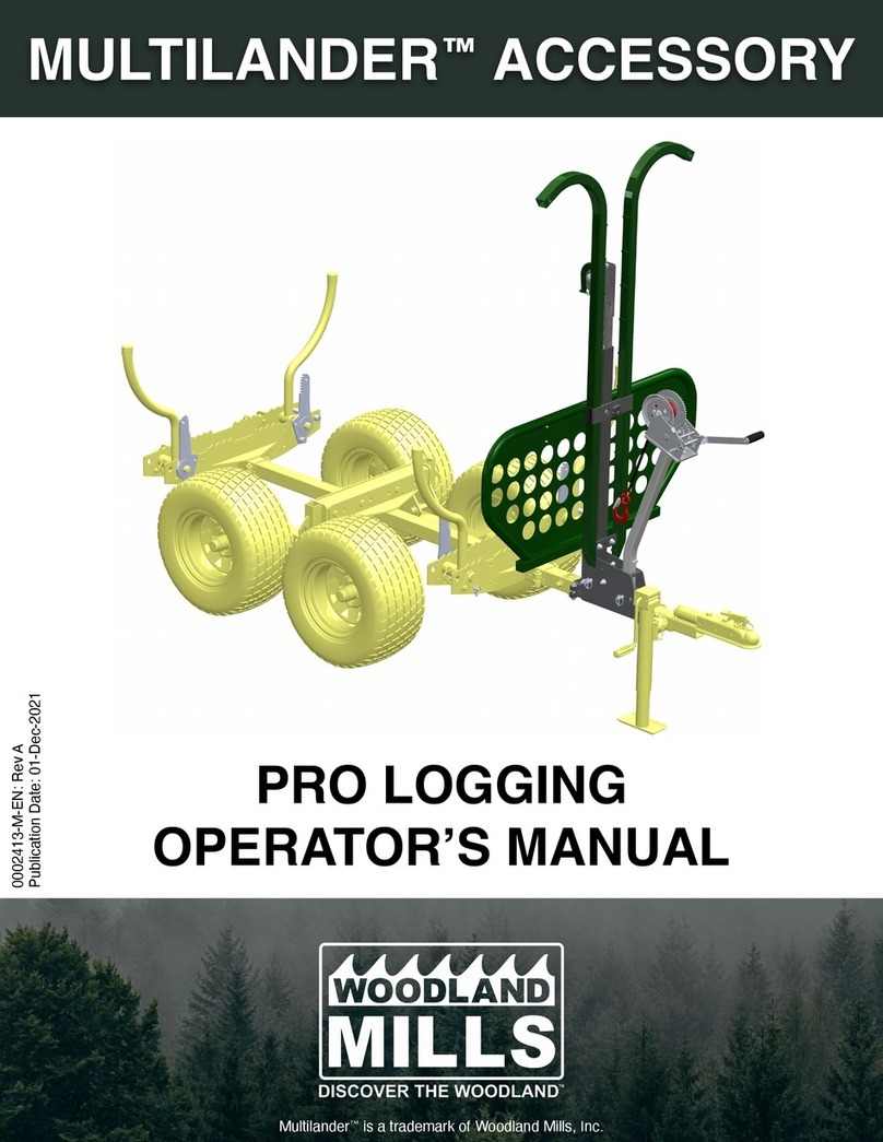 Woodland Mills MULTILANDER PRO LOGGING Operator's manual Woodland Mills MULTILANDER PRO LOGGING Operator's manual