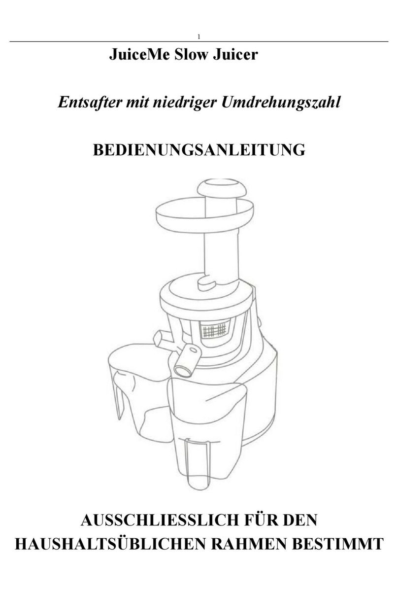 JUICEME P Series instruction manual