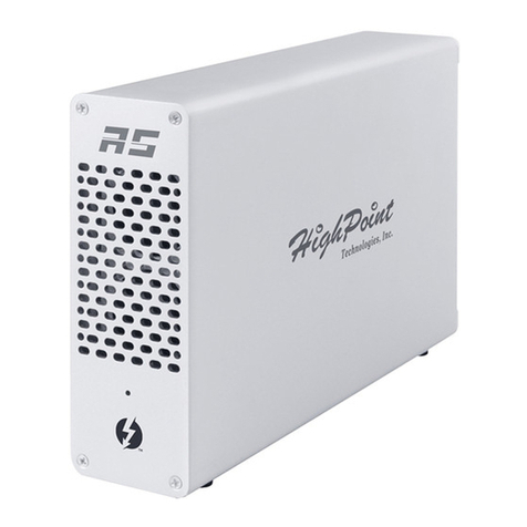 HighPoint RocketStor 6661A-mSAS1 user manual