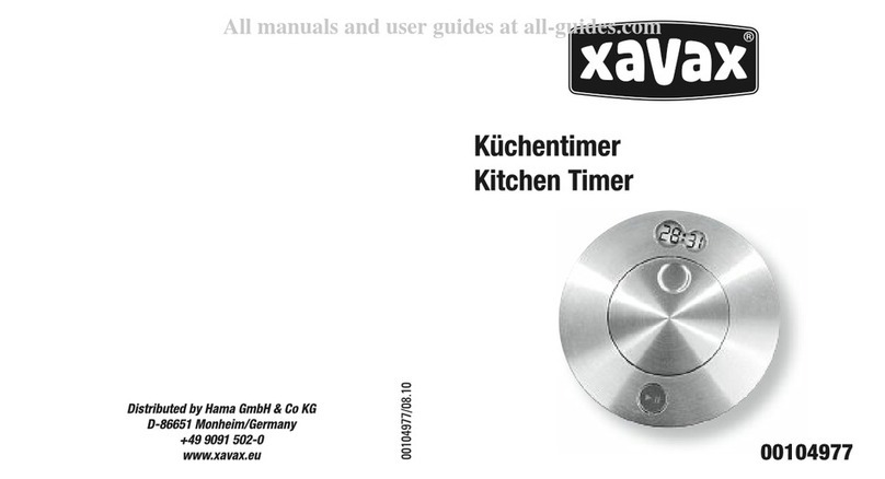 Xavax 00104977 User manual