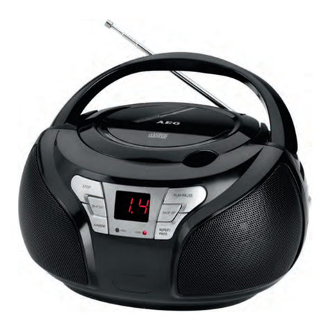 AEG SR 4365 CD User manual AEG SR 4365 CD User manual
