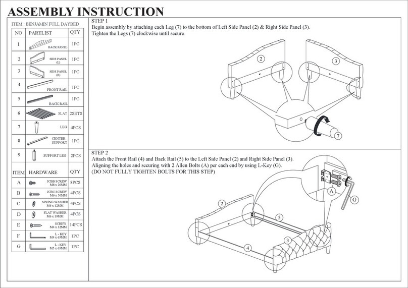 Baxton Studio Benjamin B52D User manual