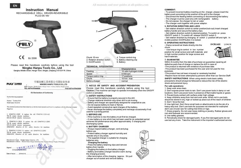 Poly PLCD-05-18V instruction manual Poly PLCD-05-18V instruction manual