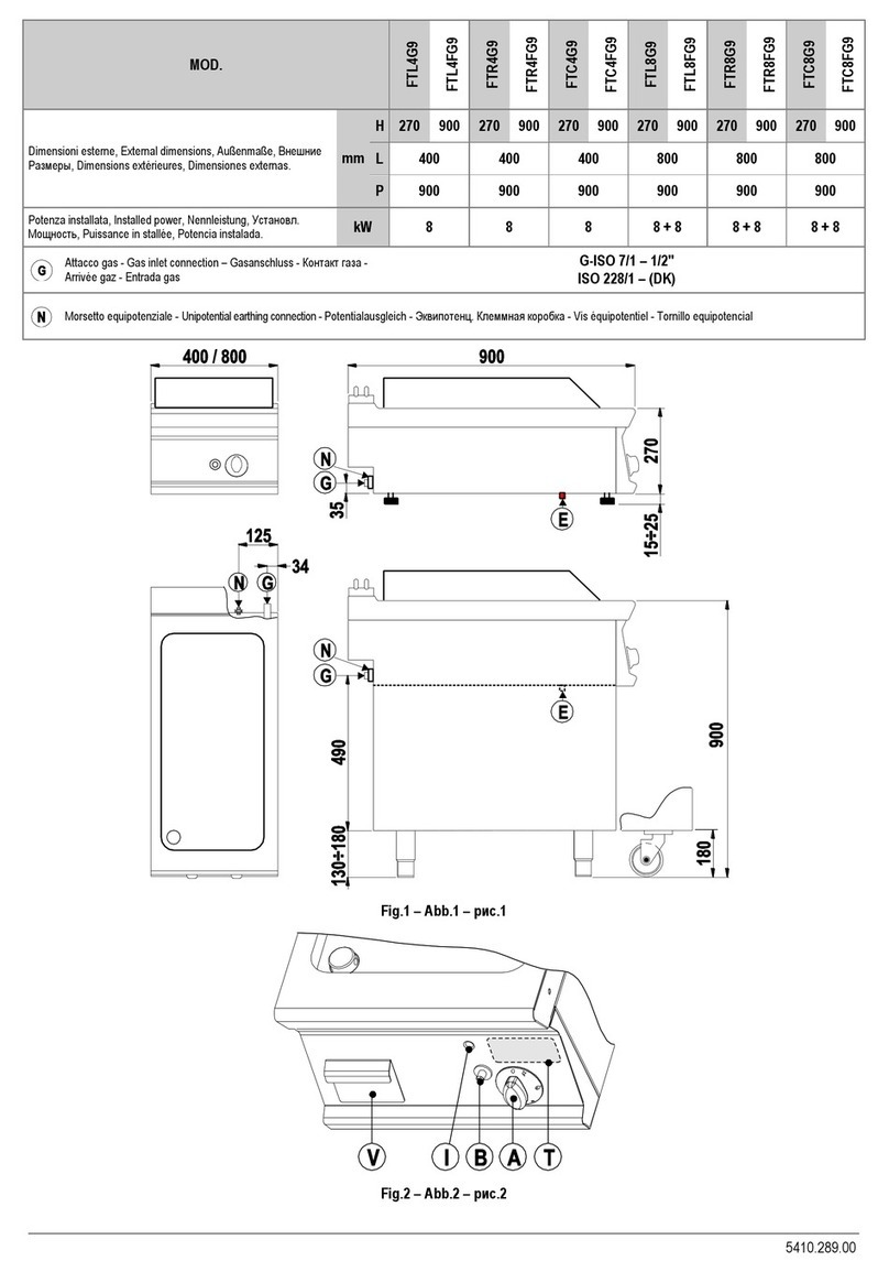 Tecnoinox FTL4G9 User manual
