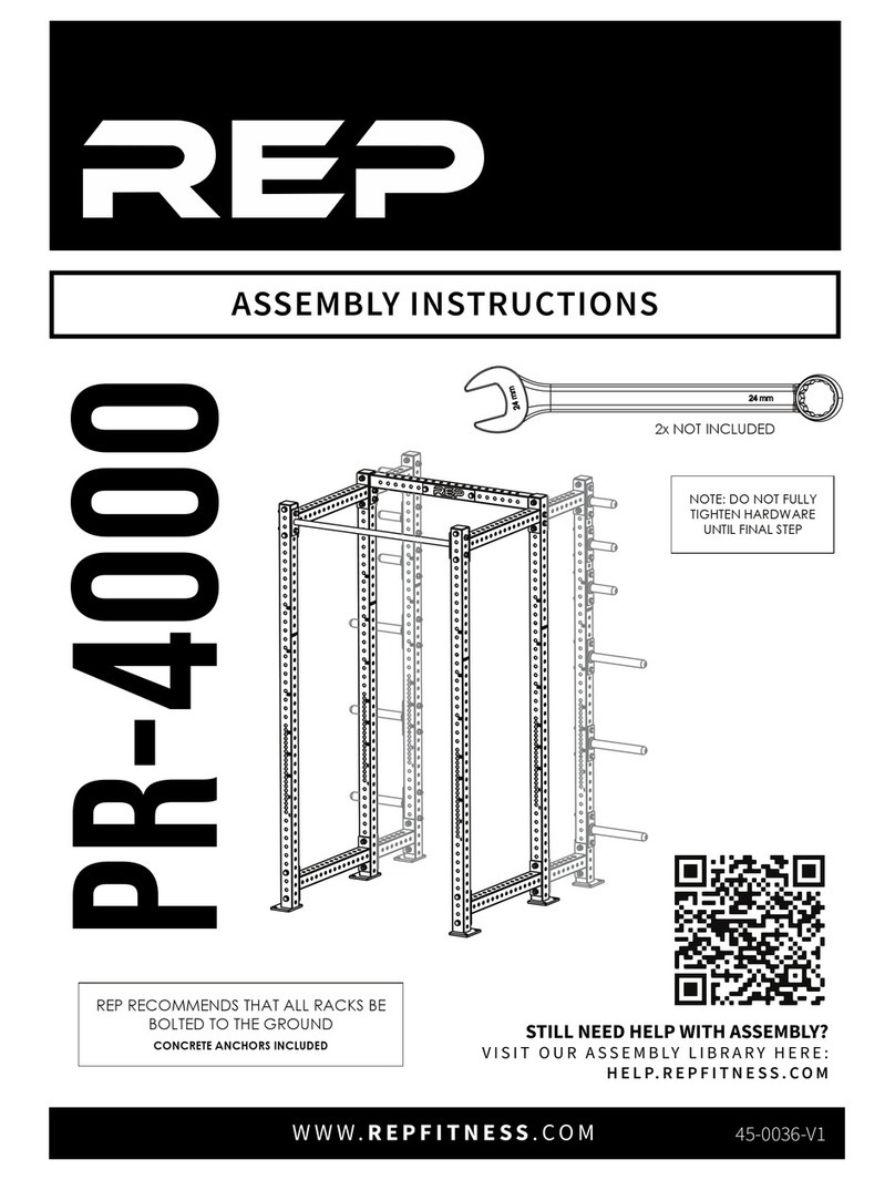 REP PR-4000 Assembly instructions