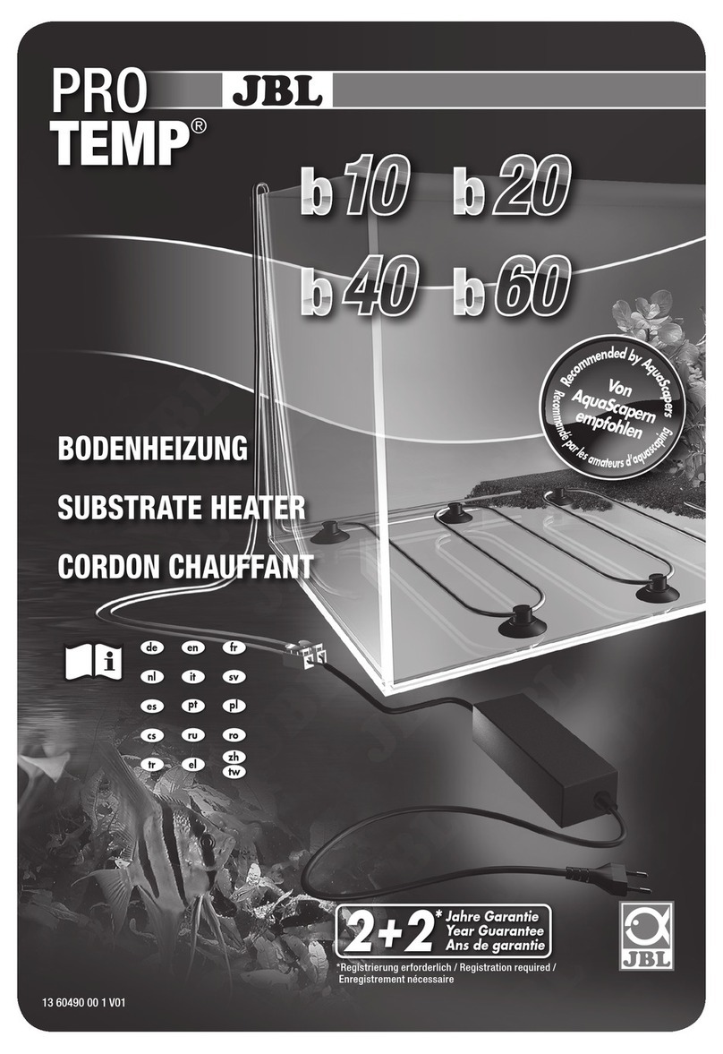 JBL PRO TEMP b 10 manual