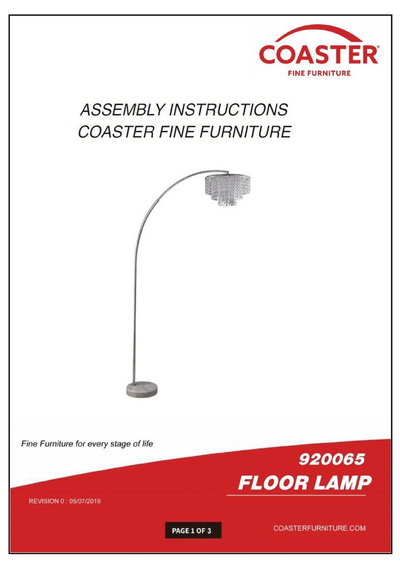 Coaster 920065 Assembly instructions