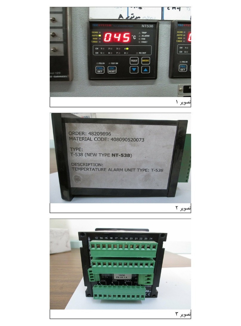 TECSYSTEM T538 instruction manual