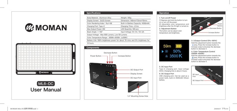 Moman ML6-DC user manual