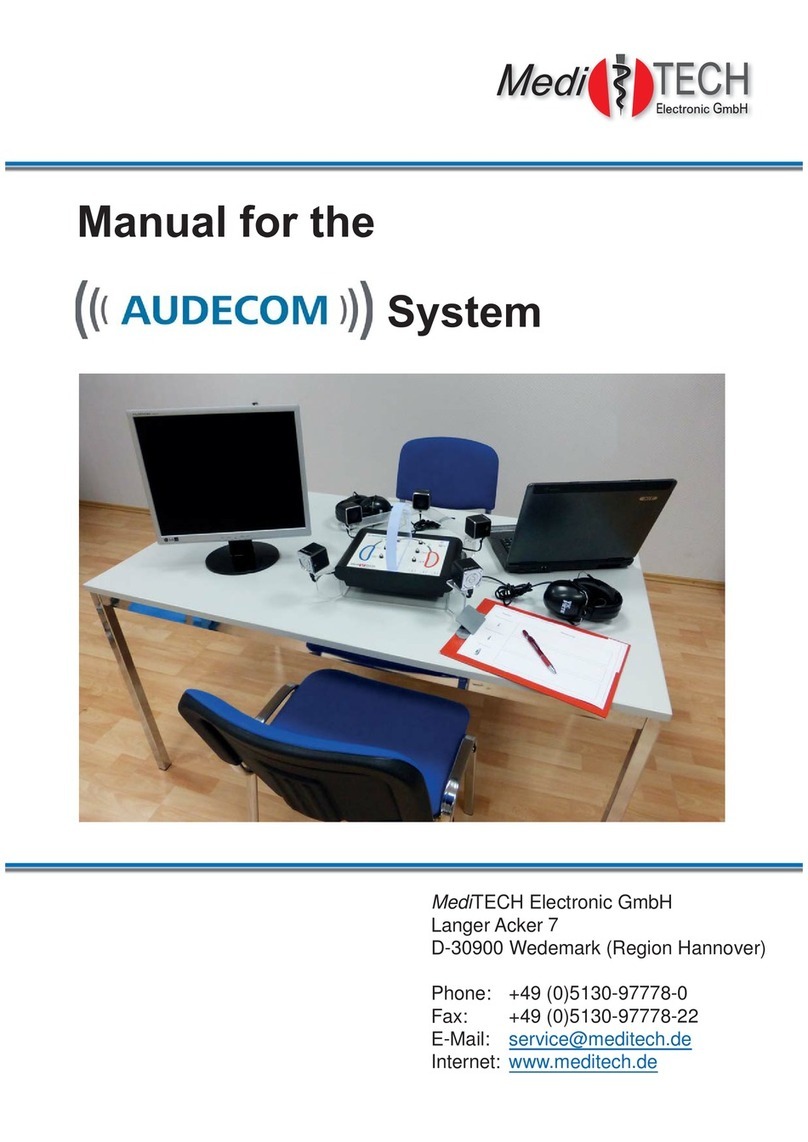 Meditech Electronic AUDECOM 10095 manual