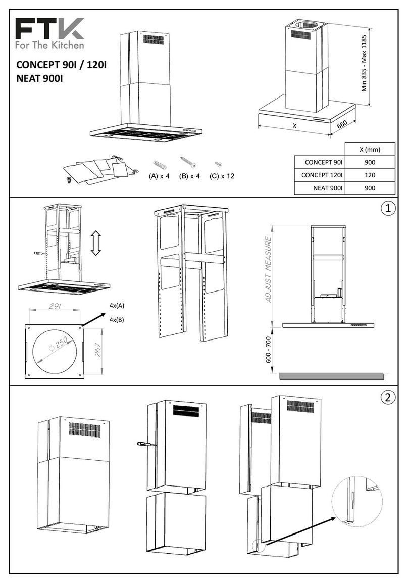 FTK CONCEPT 90I installation instructions