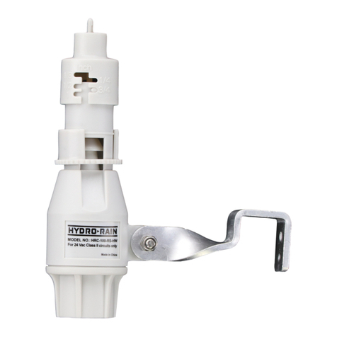 HYDRO-RAIN HRC-100-RS-HW User manual
