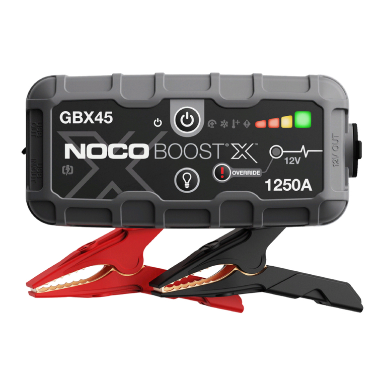 NOCO Genius BOOST X GBX45 Technical manual