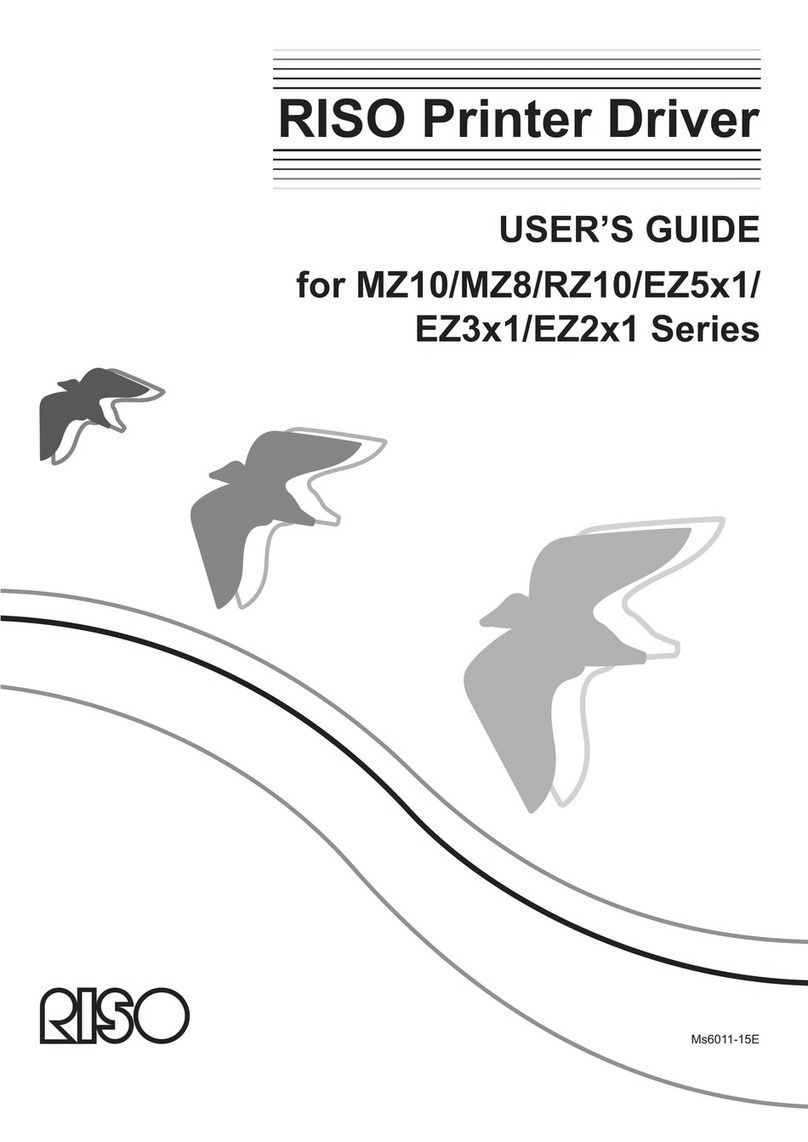 Riso MZ 10 Series User manual