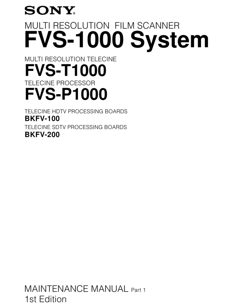 Sony FVS-1000 Series User manual