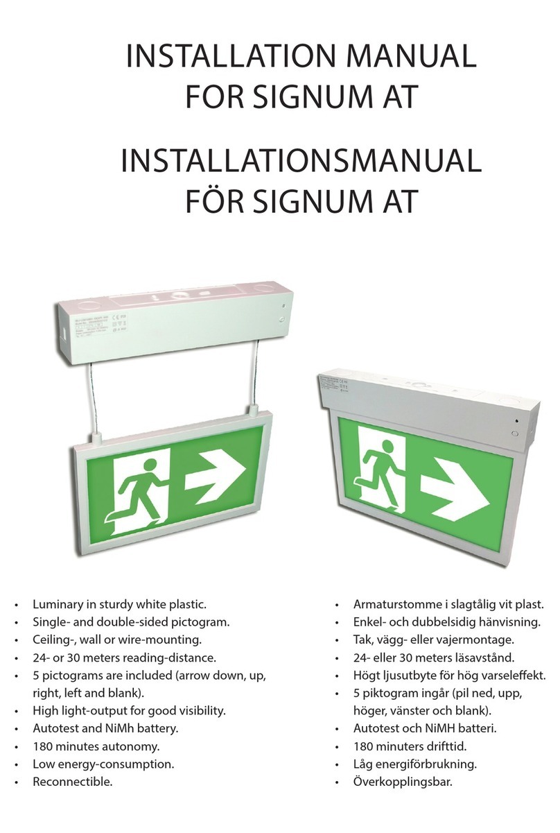 Effekta SIGNUM AT installation manual