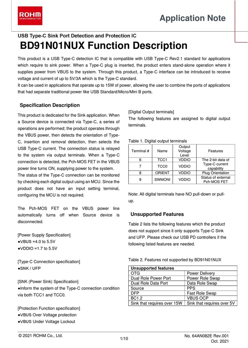 Rohm BD91N01NUX Application note
