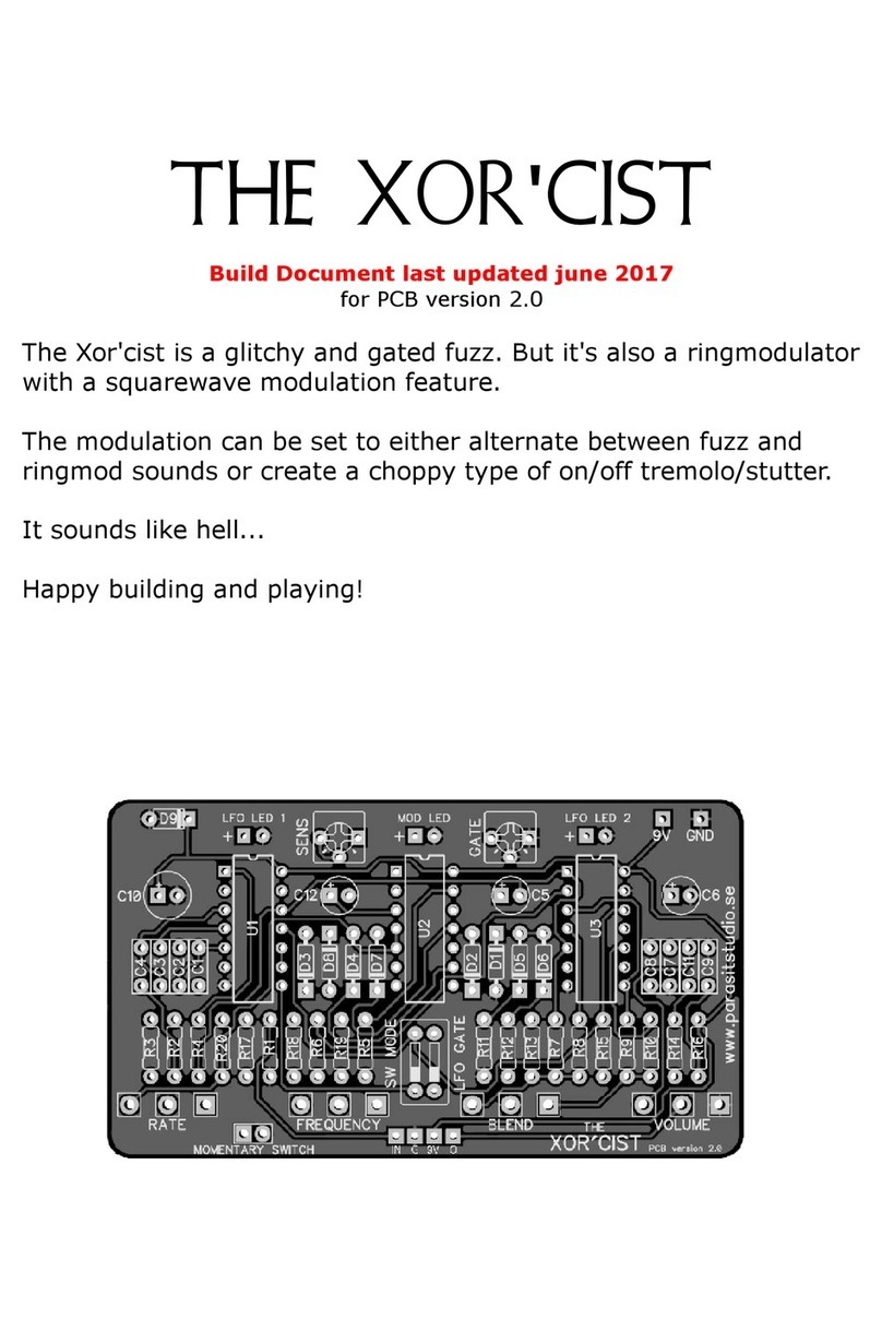 PARASIT STUDIO Xor'cist quick start guide