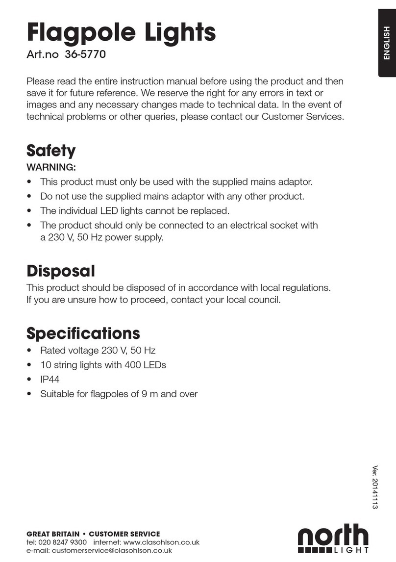 North Light 36-5770 quick start guide