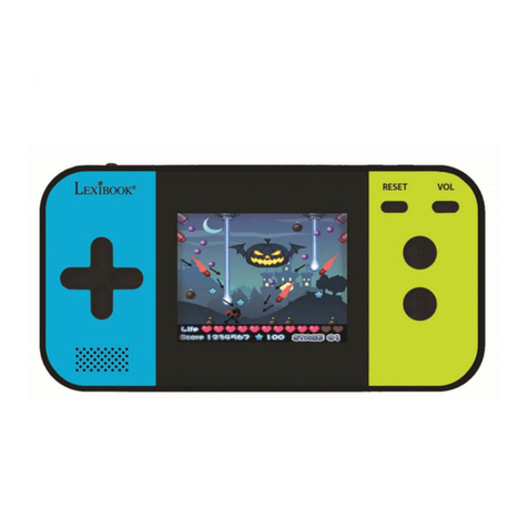 LEXIBOOK Compact Cyber Arcade JL2377 User manual