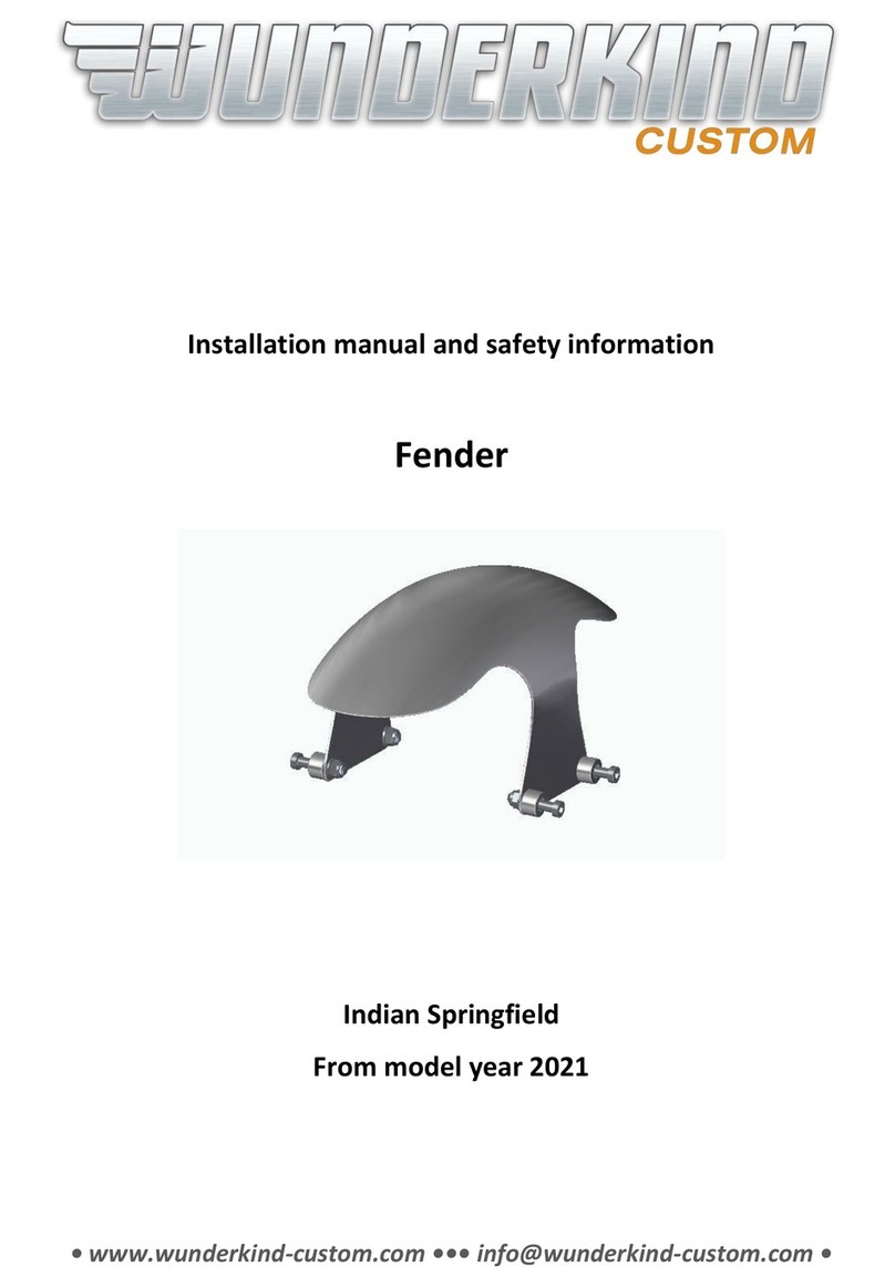 Wunderkind Custom Fender Original instructions Wunderkind Custom Fender Original instructions