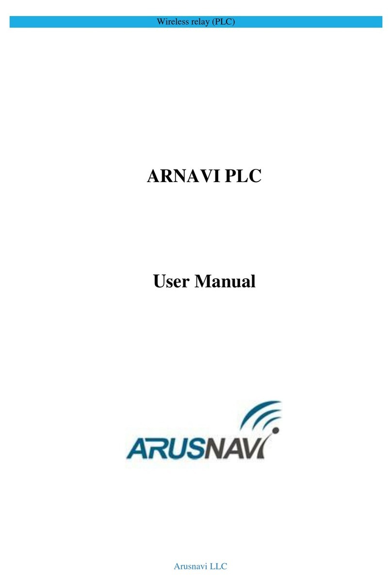 ARUSNAVI ELECTRONICS ARNAVI PLC User manual